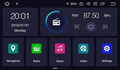 Штатная магнитола для Mercedes Smart ForTwo/ForFour 11-14 на Android 9.0 с DSP Carmedia MKD-M794-P5