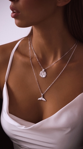 Серебряное колье "Helios"