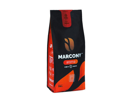 купить Кофе в зернах Marcony Aroma со вкусом Вишни, 200 г