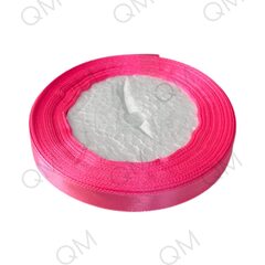 Лента атласная 1 см 25 ярдов (розовый) №05