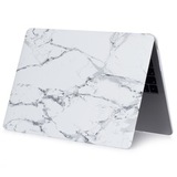 Чехол Hardshell Case Marble для Macbook Air 13.3" (2018-2020г) и Air 13.3" М1 (2020г) (A1932; A2179; А2337) (Белый мрамор с серым)