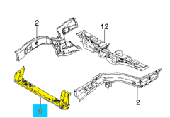 БАЛКА РАДИАТОРА LANOS, CHANCE, SENS ZAZ