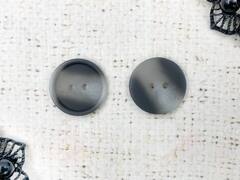 Пуговицы, d 2,1 см, серо-чёрный