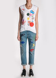 Джинсы бойфренд STELLA MCCARTNEY