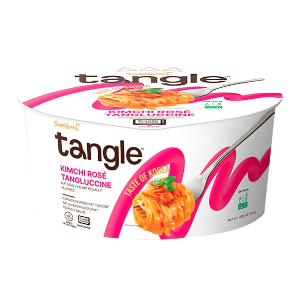 Фетучини по-корейски с кимчи в сливочно-томатном соусе Samyang Kimchi Rose Tangle, 115 гр