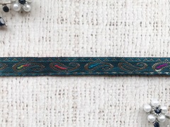 Лента жаккардовая, ш. 1,1 см.