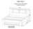 Кровать Марли МКР 1600.1 (дуб бунратти/белый глянец), ДСВ-Мебель, г. Пенза