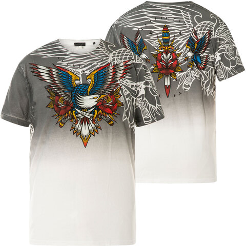 Affliction | Футболка мужская Eternal Pride White A23561 перед и спина