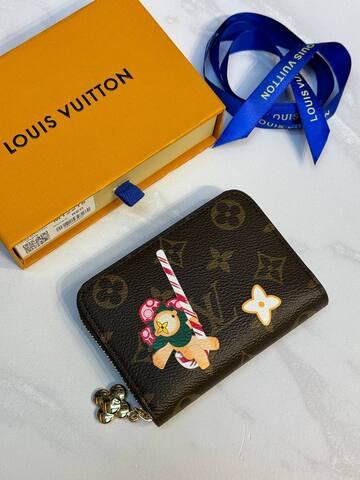 Кошелек для монет Louis Vuitton zippy, красный