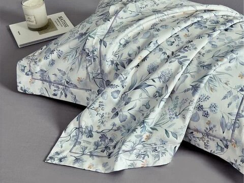 Постельное бельё Asabella 2196-7 египетский хлопок Premium (семейное) - купить 2