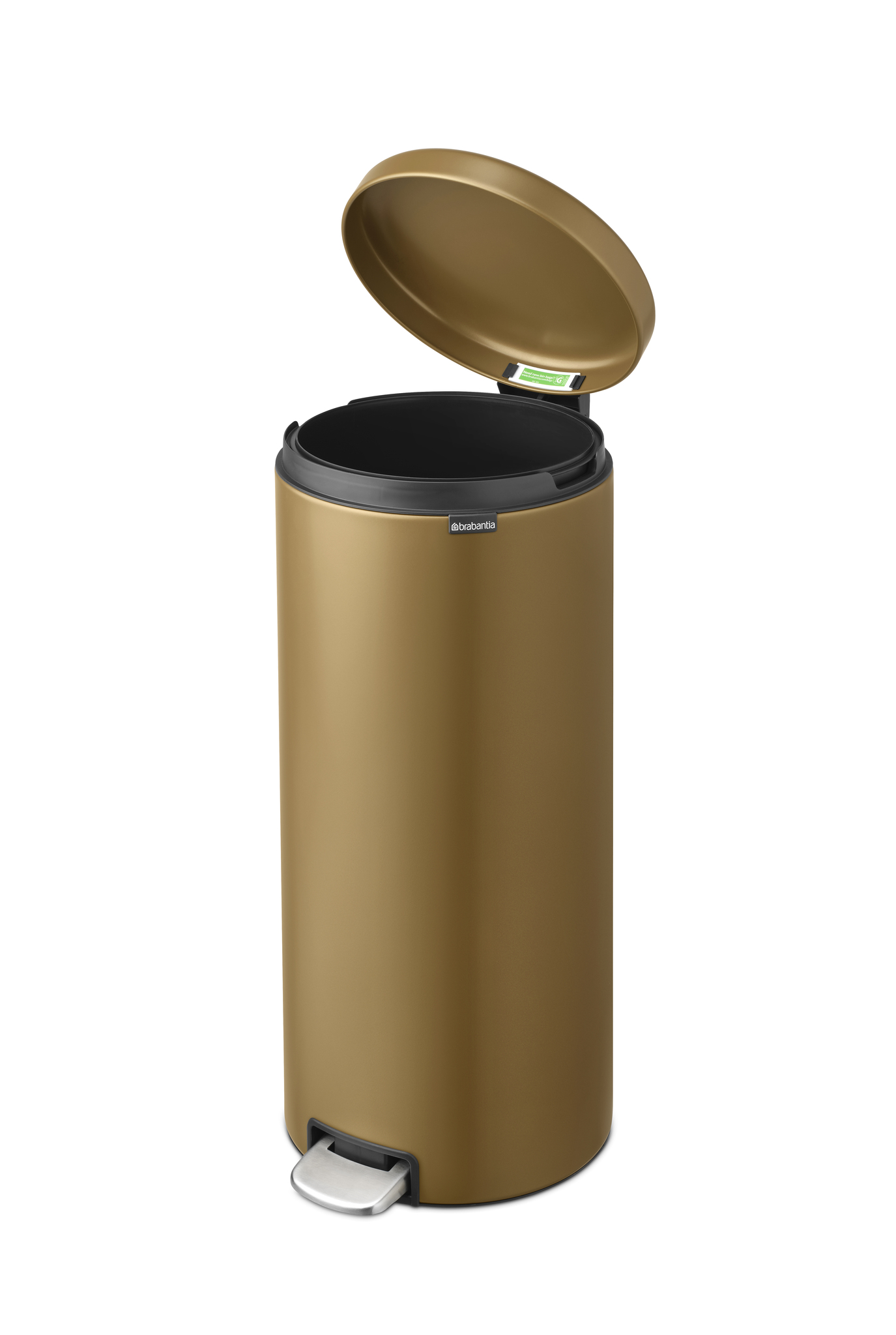 Мусорный бак newIcon (30 л), Медовая латунь, арт. 238581 - фото 11