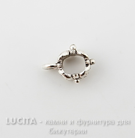 Бейл Quest Beads "Цветочный" (цвет-античное серебро) 12х5 мм ()