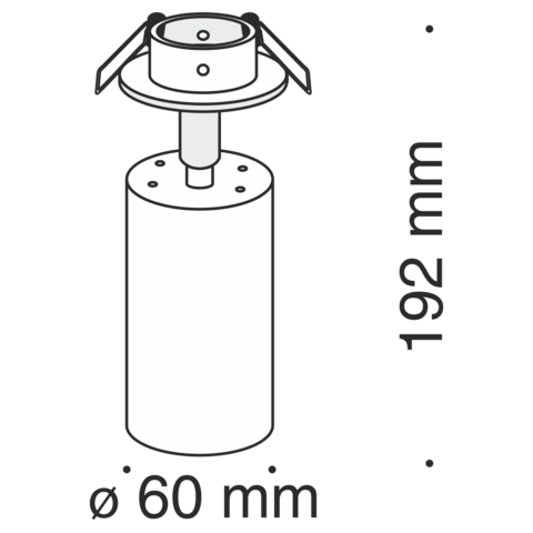 Потолочный светильник Technical Focus C018CL-01MG
