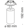 Потолочный светильник Technical Focus C018CL-01MG