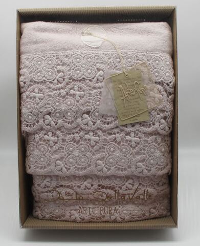 Набор полотенец 3 шт Arte Pura 4.880.PU 417 блекло-розовый