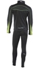 Утеплённый лыжный костюм Nordski Active Black-Lime 2016 мужской