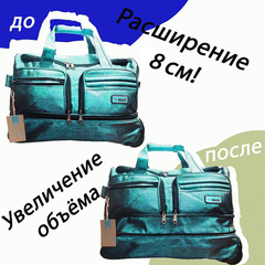 Комплект сумок на трех колесах ткань Impreza ТОЛЬКО САМОВЫВОЗ M S L цвет в ассортименте ( Голубая бирюза, королевский синий, серый Маренго)45