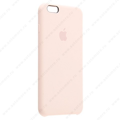 Накладка Silicone Case для Apple iPhone 6s Plus/ 6 Plus пудровый