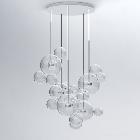 Люстра Balls Circular 24 Bubbles Chrome D100