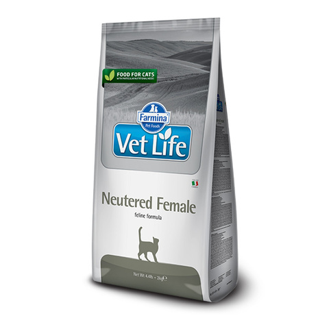 Сухой корм Farmina Vet Life Cat Neutered Female взрослых стерилизованных кошек, 2кг