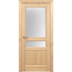 Купить Межкомнатная дверь массив сосны Порталини 4 под покраску под остекление 2