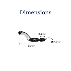 Лезвие для фаскоснимателя d.2,6мм P-1 HSS CP GRATEX 11010
