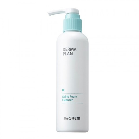 The Saem Derma Plan Пенка для лица Derma Plan Gel to Foam Cleanser 180 мл