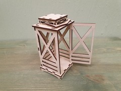 фонарь фанера 13*6,5см