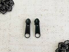 Бегунок спираль, галантерейный Т8, черный