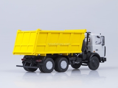 MAZ-5516 tipper gray-yellow AutoHistory 1:43