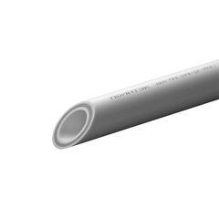 Труба ПП  20х3,4 PN 25 SDR 6  армированная стекловолокном, белая, Политэк