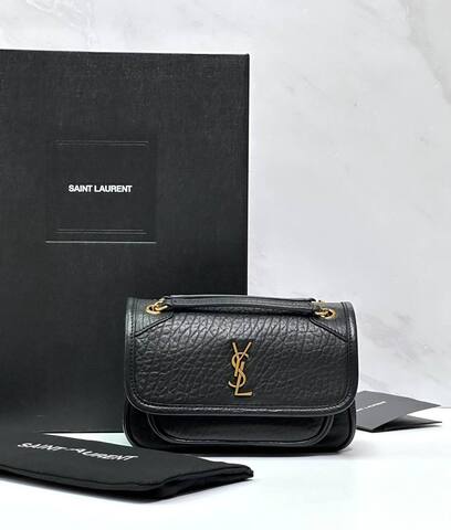Сумка Saint Laurent Niki mini, черный