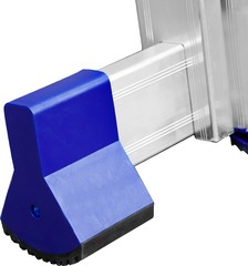 СИБИН 7 ступеней, со стабилизатором, алюминиевая, трехсекционная лестница (38833-07)