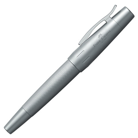 Ручка перьевая Faber-Castell E-Motion Pure Silver, EF, F, M & B (148672/0/1/3)