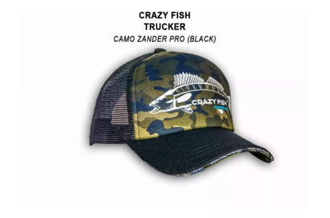 Кепка тракер CRAZY FISH Camo Zander Pro bl M