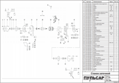 Станок точило ПУЛЬСАР СТ 150 (300Вт, диск 150x16x12,7мм 2950 об/мин, 6,8кг) 791-356