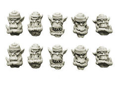 Orc Commando Heads (10)