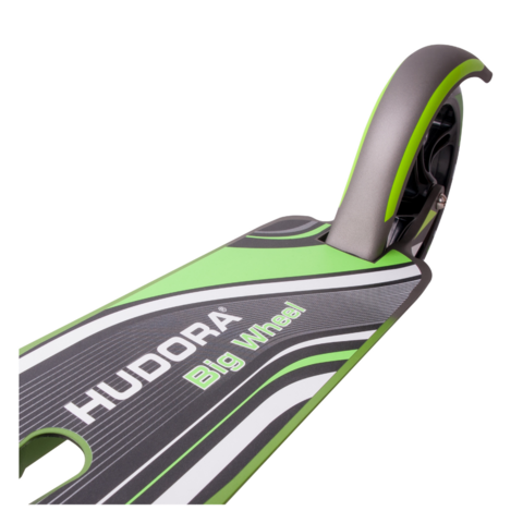 Двухколесный самокат Hudora Big Wheel 205 grey/green