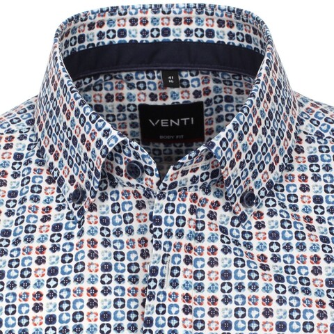 Рубашка Venti Body Fit 623870900-100 короткий рукав