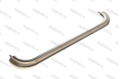 Поручень купе кабины лифта, шлифованная нержавеющая сталь, круглого сечения, L=506мм, 0601Е.03.05.190-04