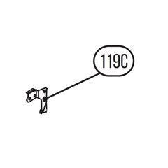 Запчасть №119C для HGSR. Пластина