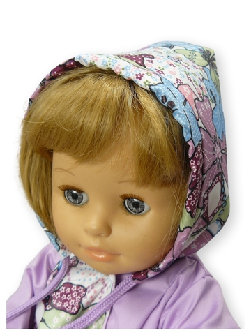 Плащ комбинированный - На кукле. Одежда для кукол, пупсов и мягких игрушек.