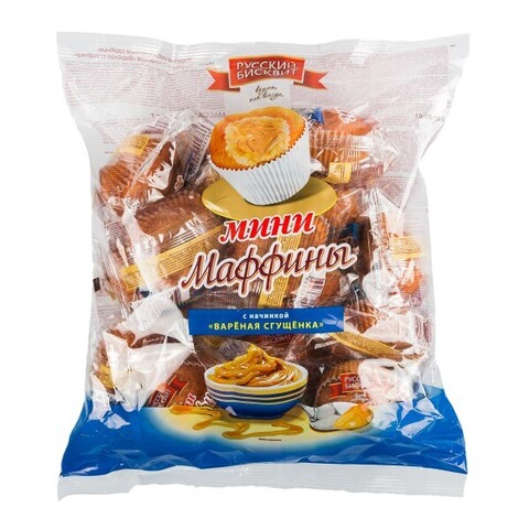 Мини кексы Русский Бисквит Вареная Сгущенка 465гр