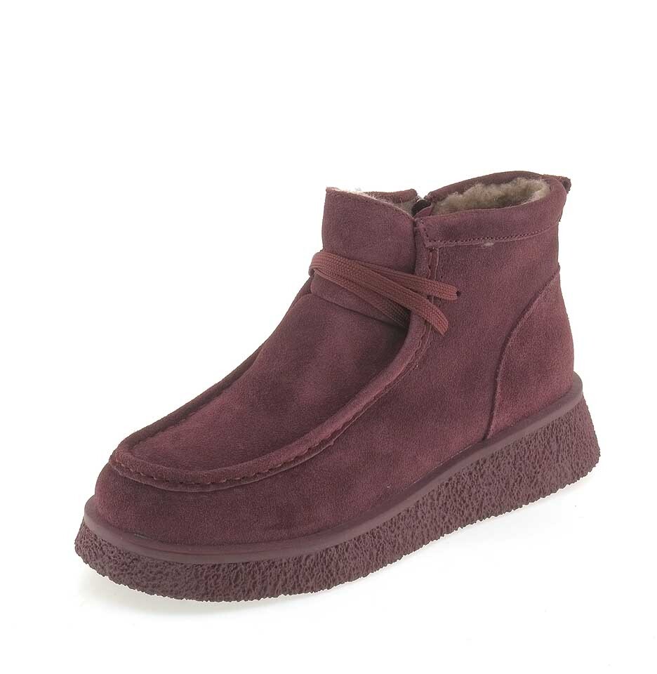 Ботинки женские BONAVI 42-ZBE17-9-204 бордовые