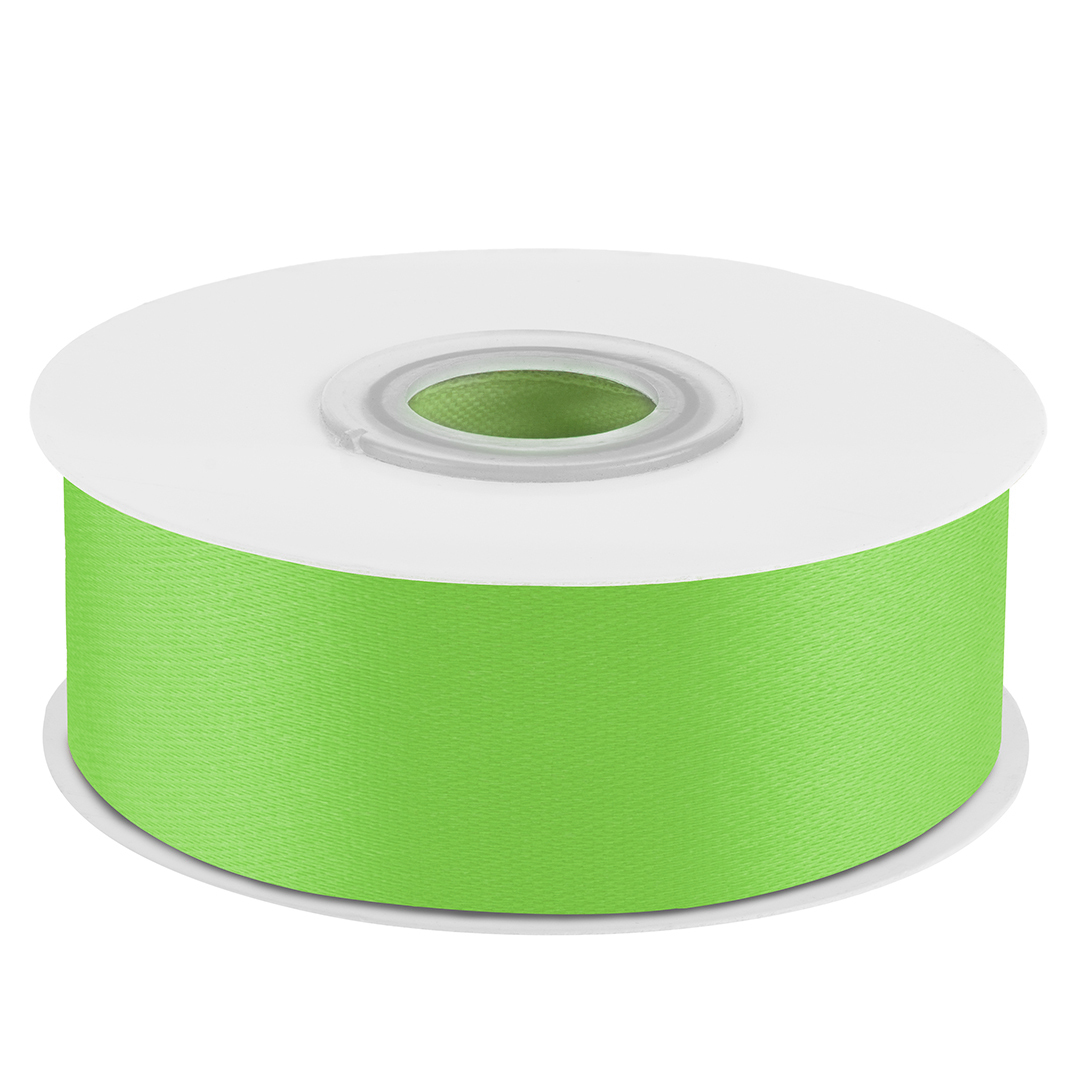 Лента Атласная (2,5см*22,85м) Светло-зеленый