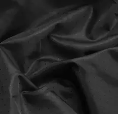 Ткань подкладочная Жаккард, шир. 150 см, 60 гр/м2, 100% п/э, чёрный