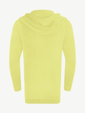 Кардиган с капюшоном из экохлопка