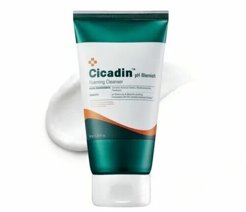 Missha Cleanser Cicadin pH Blemish Foaming Пенка для проблемной кожи лица, 150 мл