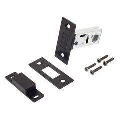 Защёлка Аллюр МАГНИТНАЯ АРТ L50-8M BL матовый черный