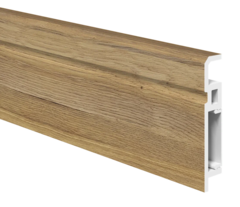 Напольный плинтус ПВХ Foresta Aviv Дуб Мавелла голд FA 025 2000х70х13 мм